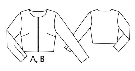 gon cropped jacket pattern